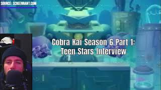 Cobra Kai Season 6 Part 1 Teen Stars Interview [upl. by Wendelin]