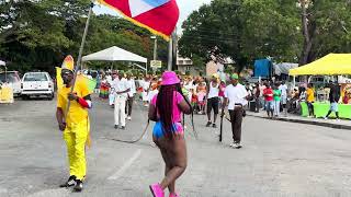 Guadeloupe Contingencies  Antigua Carnival Monday Parade  August 6 2024 [upl. by Arlinda]