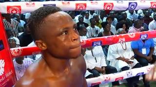 Isaac Dogboe knocks out Javier Chacon in round seven  Full fight [upl. by Llenyr]