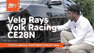 PROJECT VLOG  Review Toyota Innova Venturer Facelift With Velg Rays Volk Racing CE28N [upl. by Witcher878]