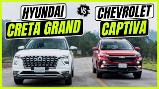 Chevrolet CAPTIVA vs Hyundai CRETA GRAND  Rodrigo de Motoren [upl. by Eelorac]