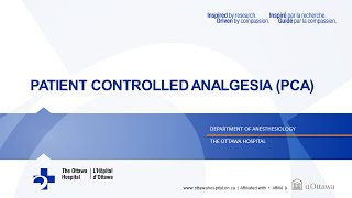 7 Patient Controlled Analgesia [upl. by Kersten208]