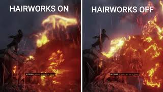 Metro Exodus Hairworks On vs Off Comparison [upl. by Esojnauj382]