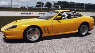 Ferrari 550 Maranello at Croix En Ternois  Download Race  Replay  No Commentary Assetto Corsa [upl. by Ahsena]