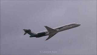 EuroAirport BaselMulhouseFreiburg 08122018 with MD87 [upl. by Adnaluy320]