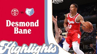 Desmond Bane Highlights vs Denver Nuggets [upl. by Pulcheria]