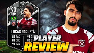 🔥 90 SHOWDOWN PAQUETA SBC IS ACTUALLY AMAZING 🔥  FIFA 23 PLAYER REVIEW [upl. by Colet]