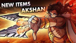 AKSHAN  NEW CRIT ITEMS  lol [upl. by Avuha]