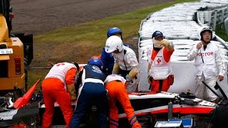 Jules Bianchi sufre accidente en Suzuka y está grave  Formula 1 [upl. by Necaj]