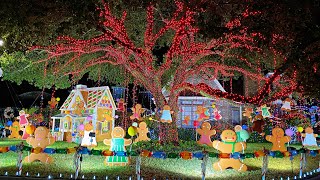 2020 Christmas Lights in Houston ｜Candy Wonderland｜3027 Quincannon LNHoustonTX77043 [upl. by Akialam]