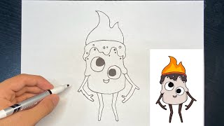 How To Draw Marshmallow From IF  Step By Step [upl. by Hedelman735]