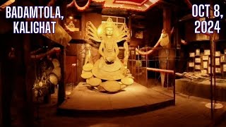 Badamtola Ashar Sangha Kalighat Durga Puja Pandal 2024  360°VR Walking Tour  Utsav er Chalchitro [upl. by Elconin]