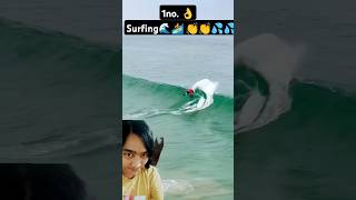 surfing surf beach surfers ocean weird waves shortfeed skimboarding oddlysatisfying [upl. by Vidda]