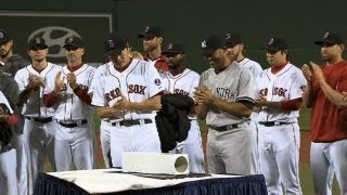 Red Sox honor Mo with pregame ceremony [upl. by Dryden]