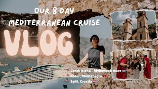 Mennonites in the Mediterranean Cruise VLOG Mykonos Greece Kotor Montenegro Split Croatia [upl. by Polik733]