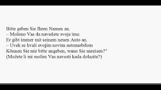 Kako se koristi nemacki glagol ANGEBEN sa prakticnim primerima [upl. by Australia]