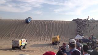 Camiones en el Dakar 2013 Ica [upl. by Marquez]