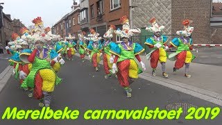 de voledige carnavalstoet van merelbeke oost vlaanderen 2019 [upl. by Folger]