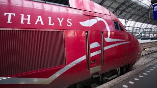 Amsterdam to Antwerp on Eurostar Thalys train in first class [upl. by Mcmurry]