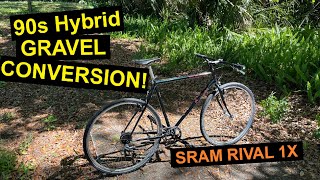 1990s Gravel Bike Conversion Specialized Crossroads Cruz [upl. by Neelya82]