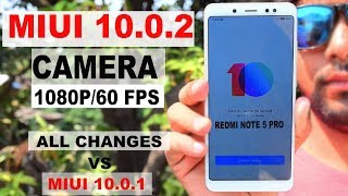 Redmi Note 5 Pro  Miui 1002 vs Miui 1001 CameraBatteryALL CHANGES [upl. by Atteuqehs]