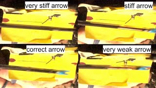 Slow Motion Recurve Bow pressure button and arrow interactions [upl. by Leandro]