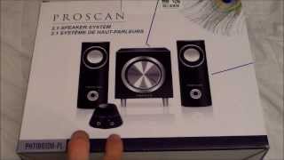 Proscan 21 Speaker System Unboxing and Review [upl. by Nador]