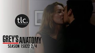 Greys Anatomy Meredith amp Andrew DeLuca MerLuca Season 15x22 24 [upl. by Gough350]