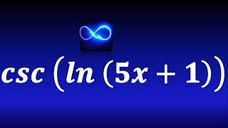 Derivada de cosecante de un logaritmo natural Función trigonométrica [upl. by Ravilob]