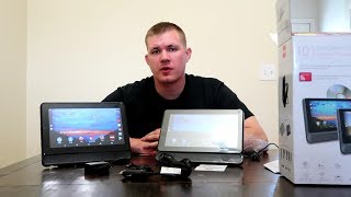 RCA 10 inch Tablet and DVD Combo unboxing and review [upl. by Rialc]