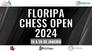 AO VIVO  1ª Rodada X Floripa Chess Open 2024 [upl. by Assiran547]