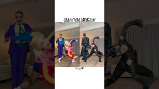 JOKER amp HARLEY QUINN VS BATMAN amp CATWOMAN 😢  dance tremd viral couple funny shorts [upl. by Pelagias248]