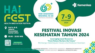 Festival Inovasi Kesehatan tahun 2024 HALL A [upl. by Ynnavoj]