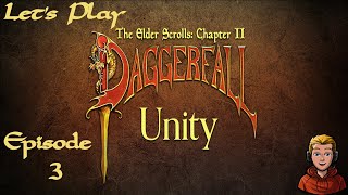 The Elder Scrolls II Daggerfall Unity  Lets play  Episode 3  Main quest amp joining more guilds [upl. by Etnaled]