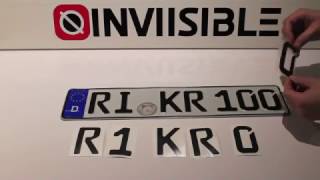 Make your license plate invisible  EU style  100 effect [upl. by Asenej619]