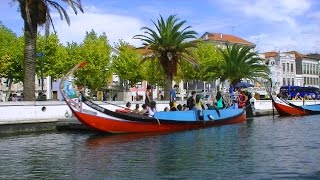 Aveiro Portugal passeio a Ria HD [upl. by Dnivra]