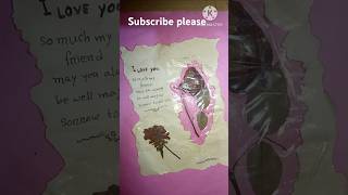 Vintage aesthetic letter idea 💖vintage SumaiyaquotsCraftandDrawing youtubeshorts viralsorts [upl. by Ajit329]