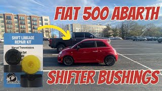 Fiat 500 Abarth Transmission Shifter Bushing Repair  My DIY Attempt [upl. by Rebmac799]