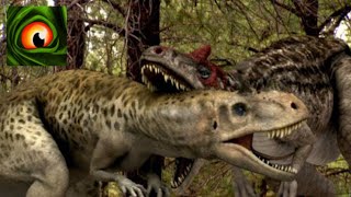 Allosaurus vs Ceratosaurus con Michell840 🦖 The Cursed Isle [upl. by Arol]