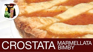 CROSTATA MONTATA ALLA MARMELLATA con FROLLA MONTATA ricetta facile e veloce di TUTTI A TAVOLA [upl. by Asia]