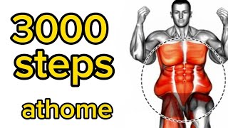 3000 STEP challenge for weight loss low impact workoutno repetat 3000steps cardio [upl. by Hedi]