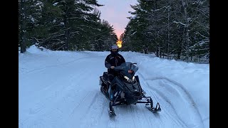 Newberry MI Snowmobile Trip January 2023 Day 2  Grand Marais [upl. by Dygert]