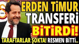 GALATASARAY TARAFTARI ŞOKTA ERDEN TİMUR TRANSFERİ RESMEN BİTİRDİ [upl. by Ynohtnaed]