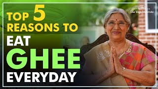 Top 5 reasons to eat ghee everyday  Dr Hansaji Yogendra [upl. by Lorre147]