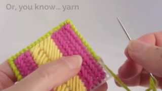 Plastic Canvas Basics How to Make a Whip Stitch Edging [upl. by Persas]