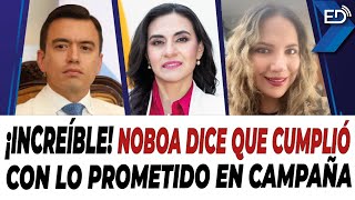 🔴 EN VIVO 🔴 ¡Increíble Noboa dice que cumplió con lo prometido en campaña  12122024 [upl. by Cartwell]