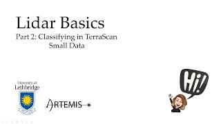 Lidar Basics Part 2 Classifying in TerraScan with Smaller Data Sets [upl. by Luckin]