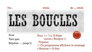 Les boucles [upl. by Agnella]