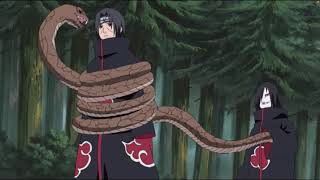 ⭕️ Itachi puts Orochimaru in a Genjutsu with a Single Glance Tsukuyomi ⭕️ [upl. by Anema]