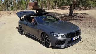 2020 bmw m8 competition convertible roof in action [upl. by Arsi]